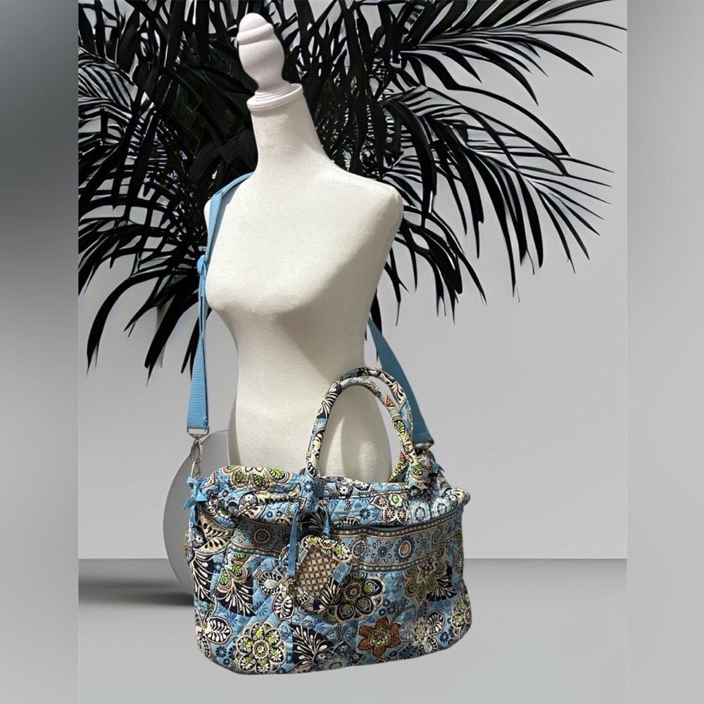 Vera Bradley Blue Floral Travel Bag